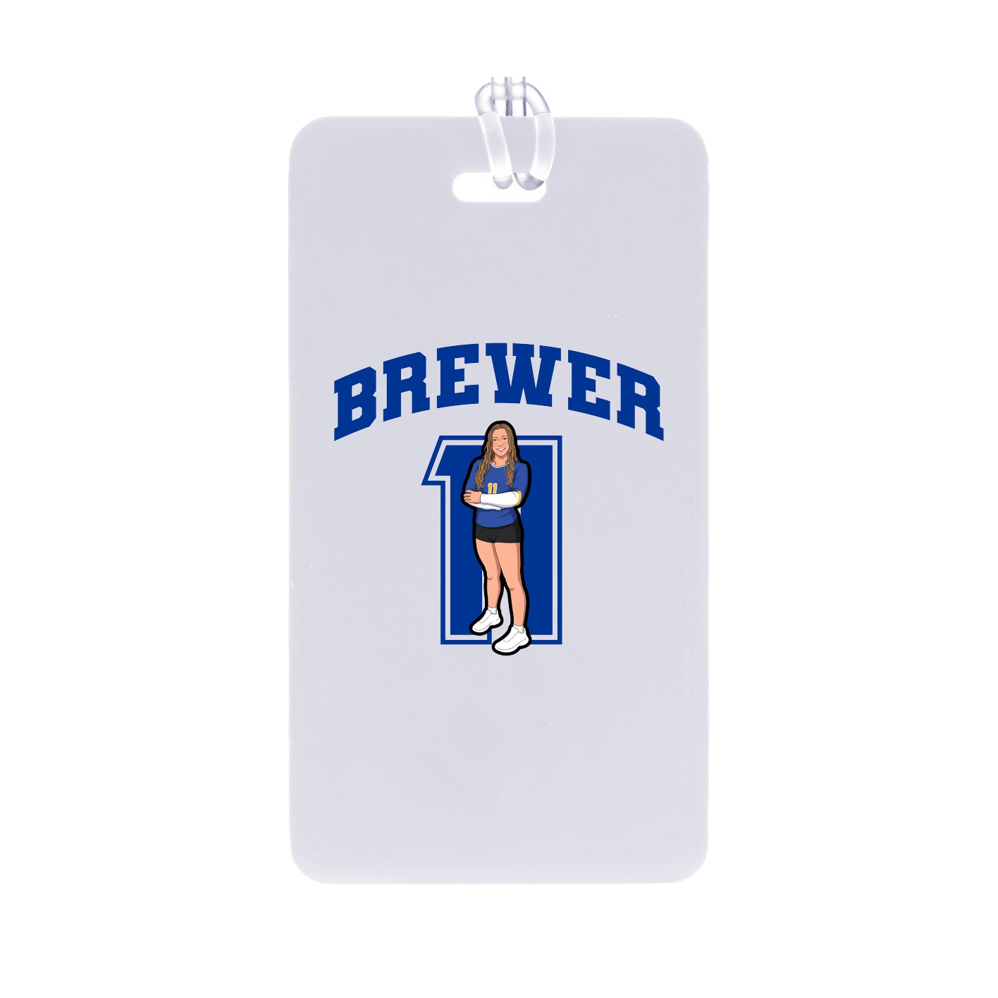 Bag Tag — Number in Classic