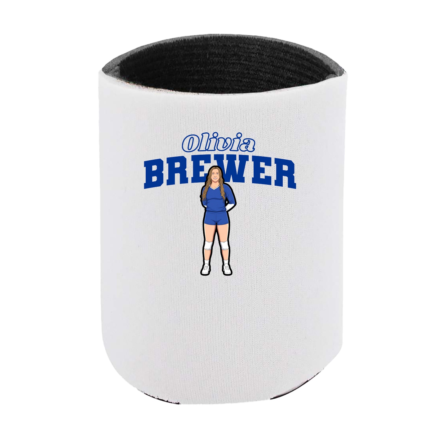 Can Holder — Name Arch in White
