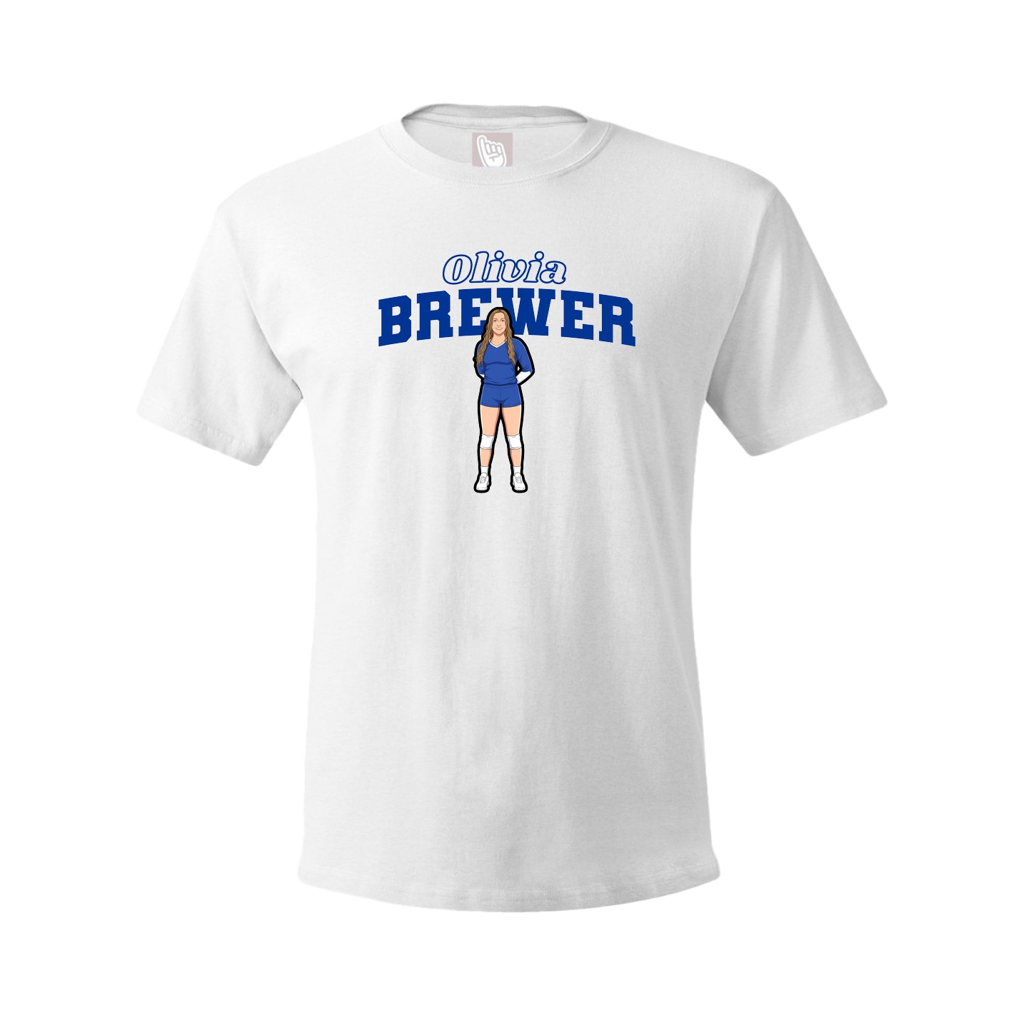 Tee — Name Arch in White