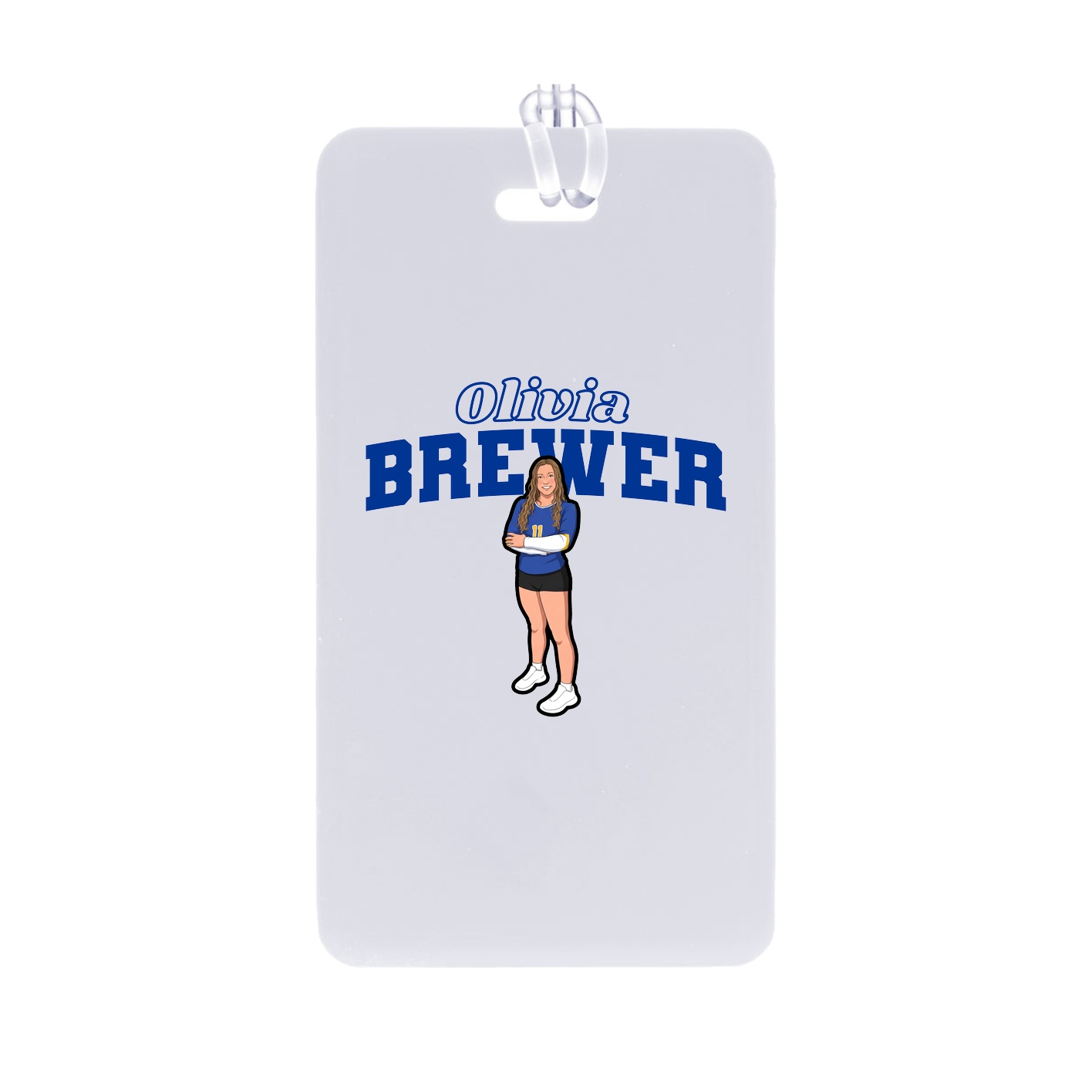 Bag Tag — Name Arch in Classic