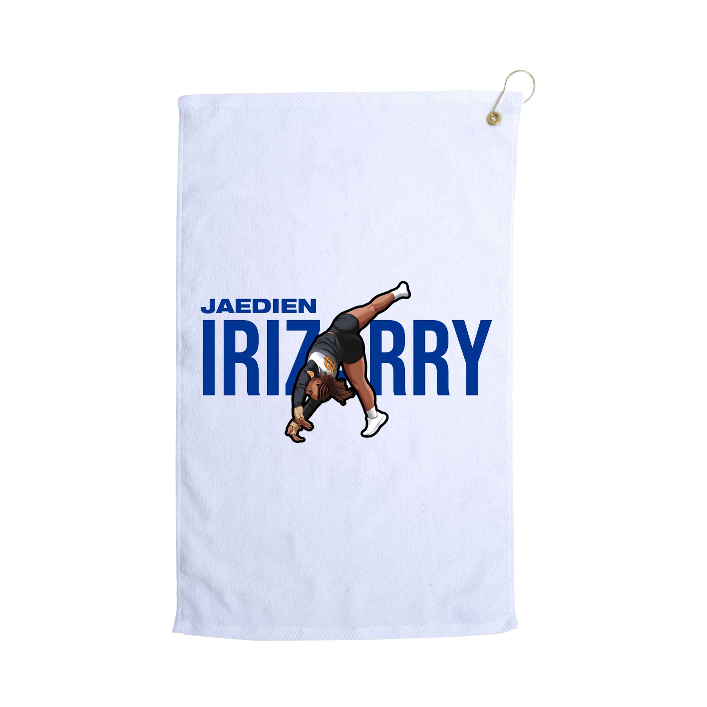 Golf Towel — Player Name in White