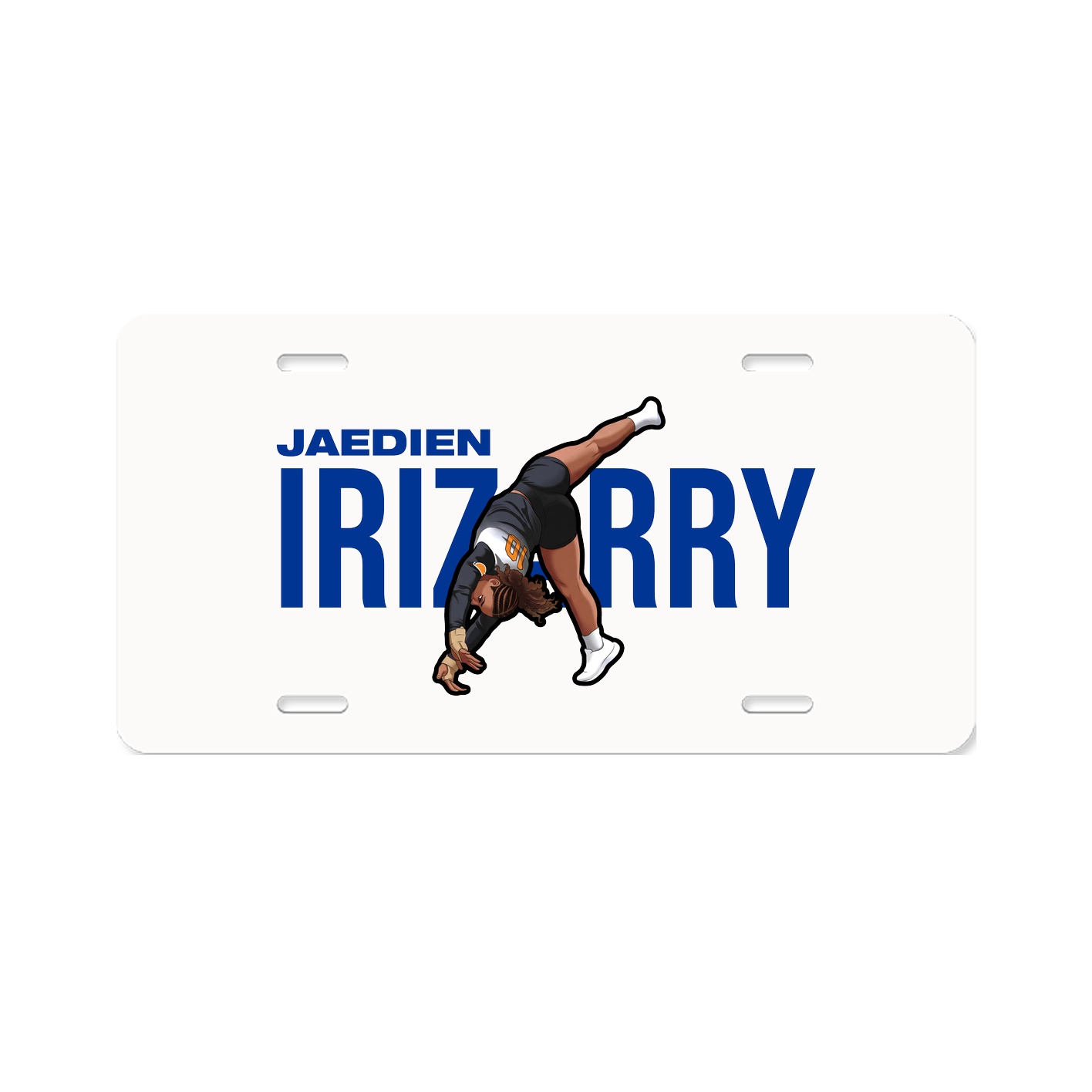 License Plate — Player Name in Classic