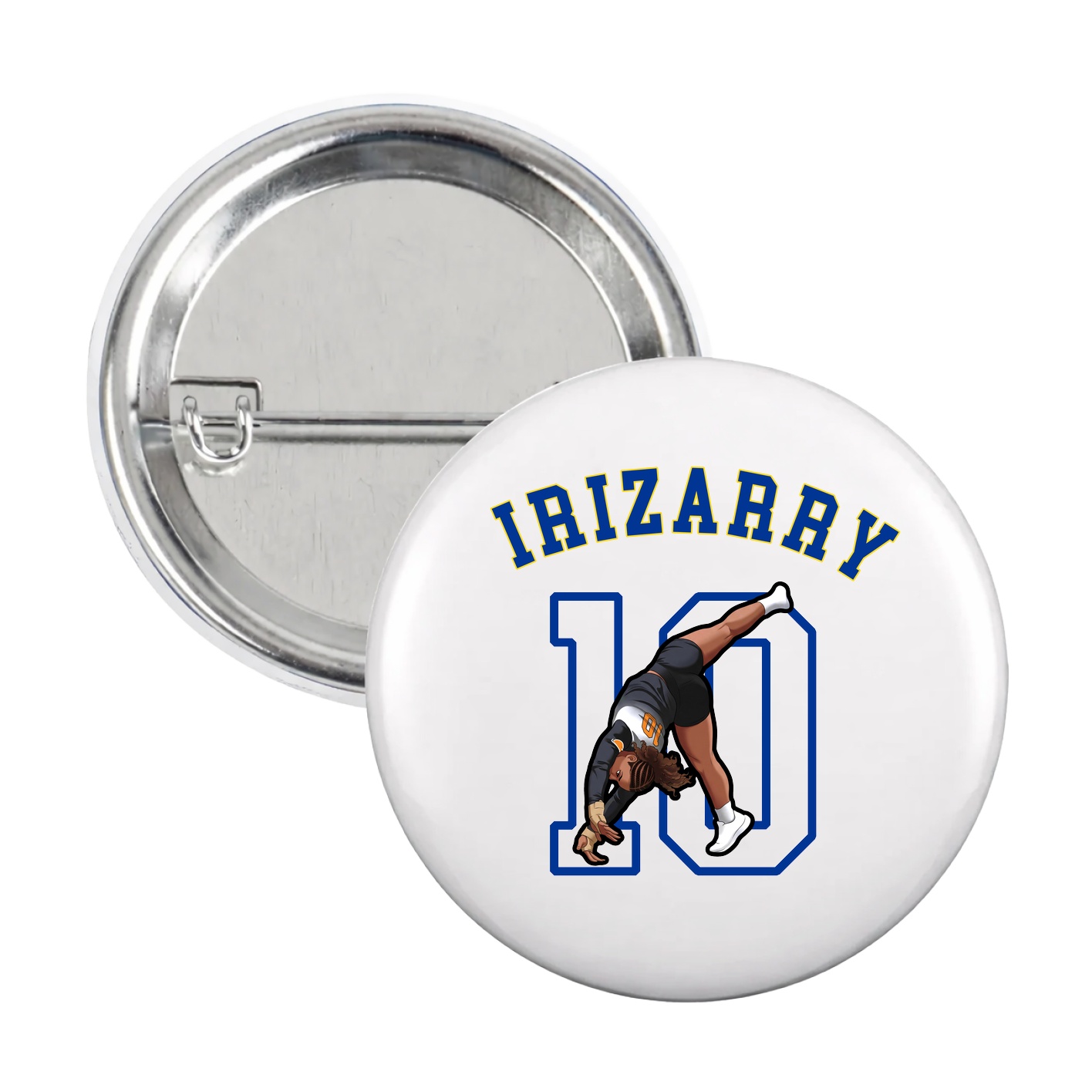 Game Day Button — Shirsey Arch in White