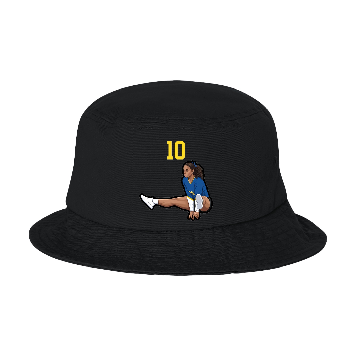 Bucket Cap — Number Top in Black