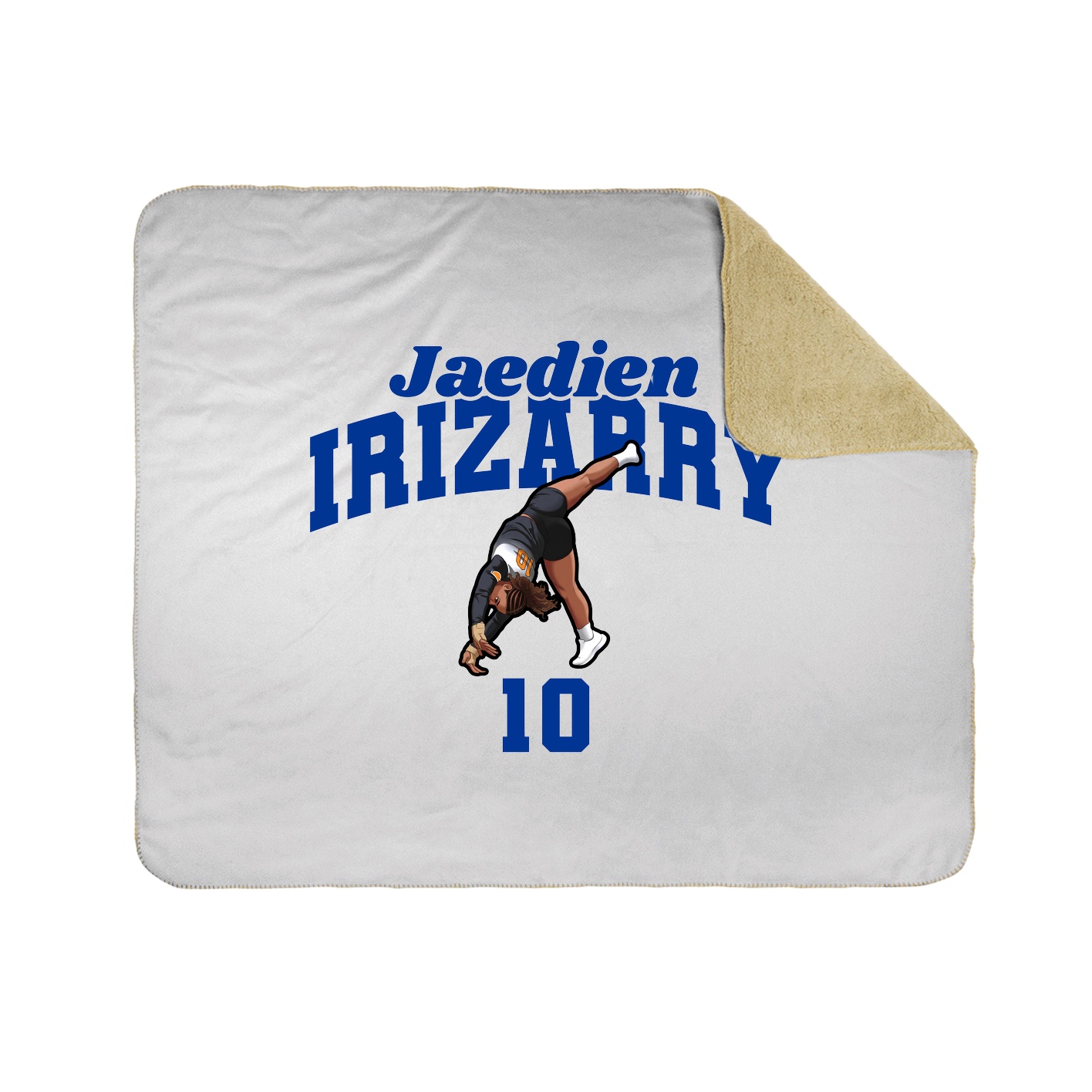 Throw Blanket — Signature Arch in White