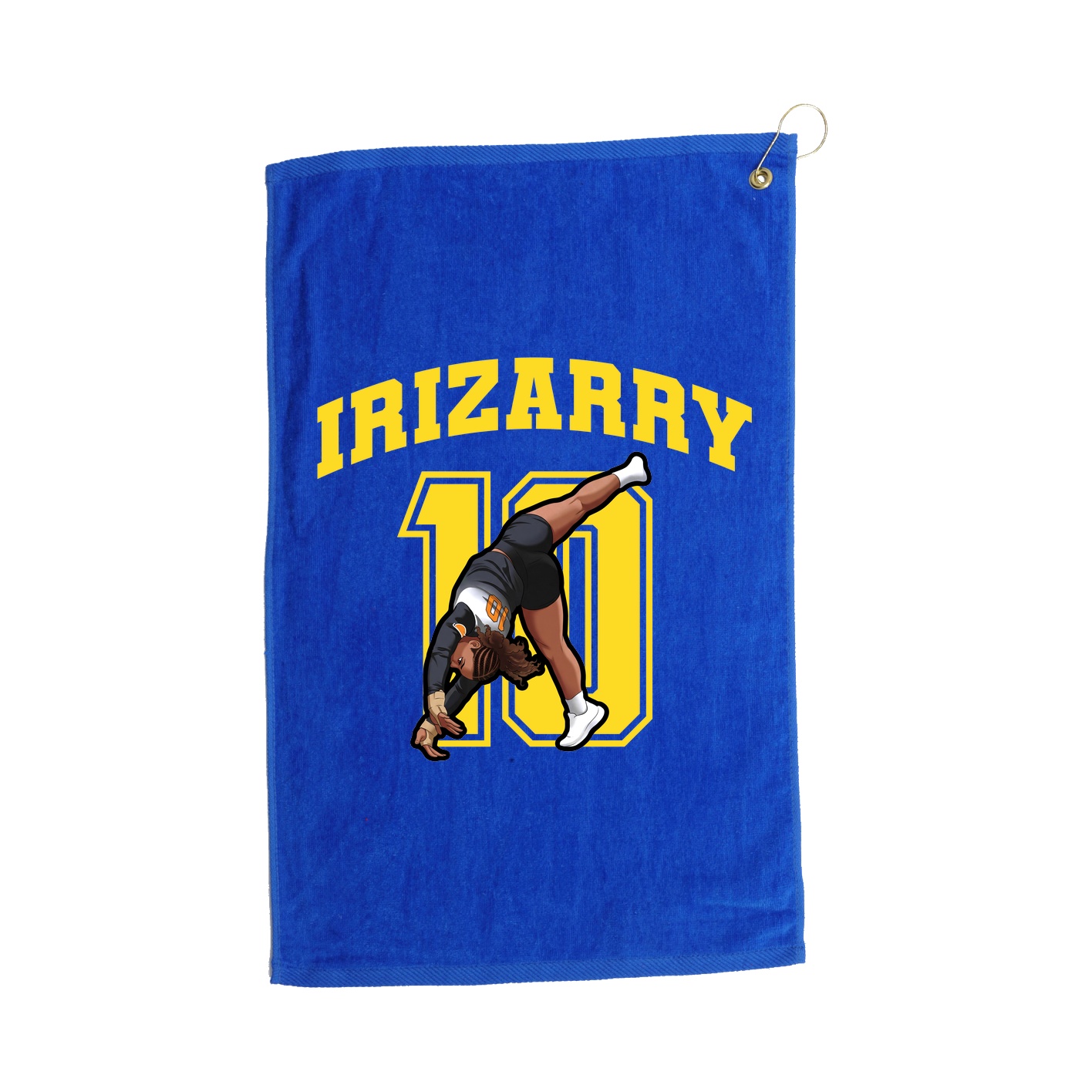 Golf Towel — Number in Royal