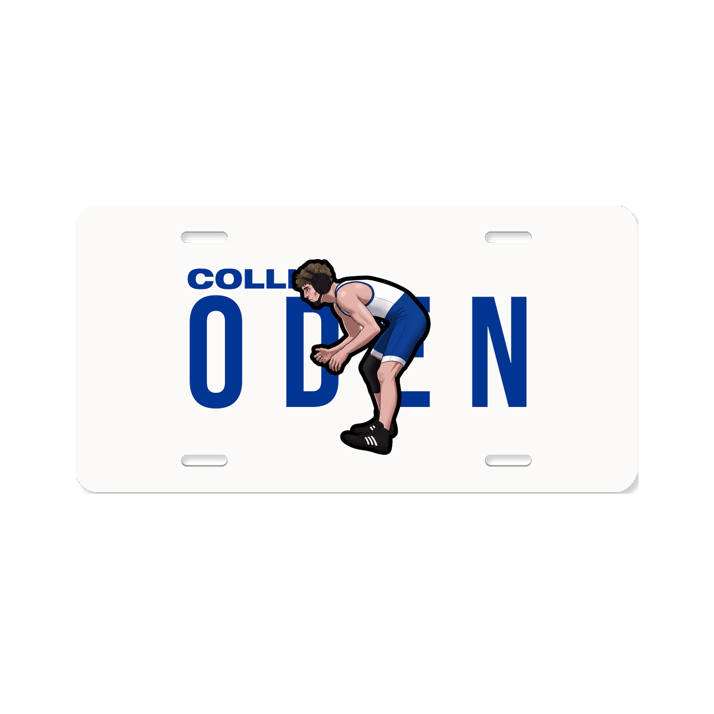 License Plate — Player Name in Classic