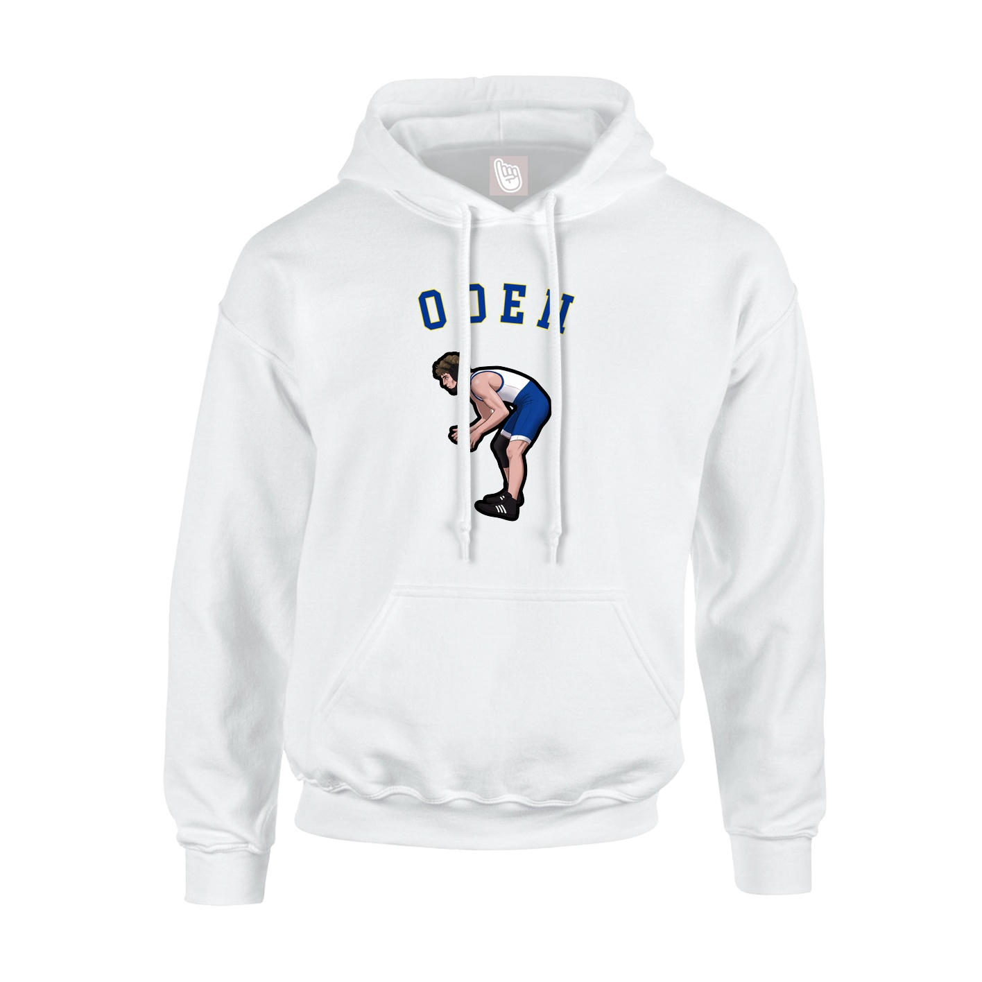 Youth Hoodie — Shirsey Arch in White