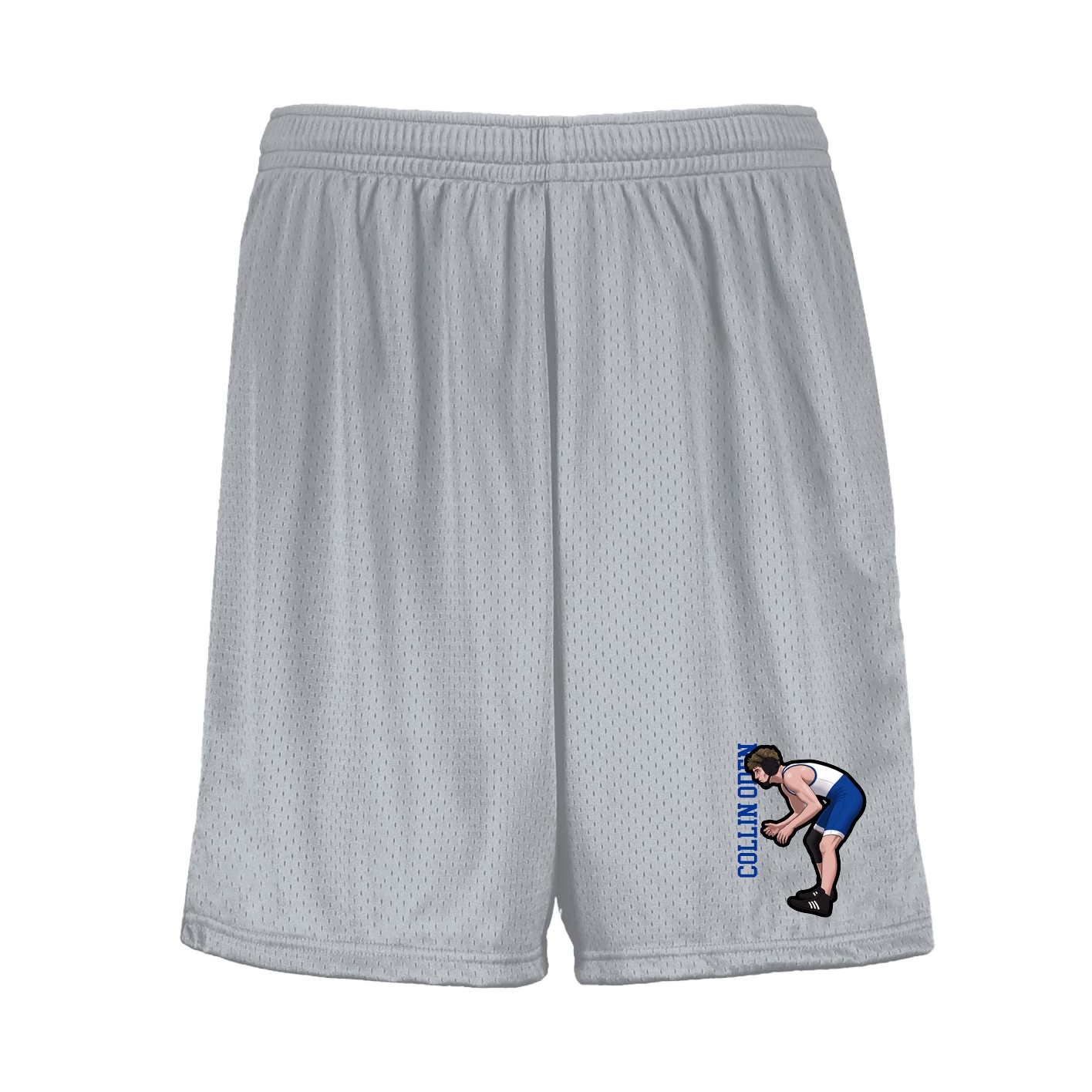 Shorts — Name Vertical in Silver