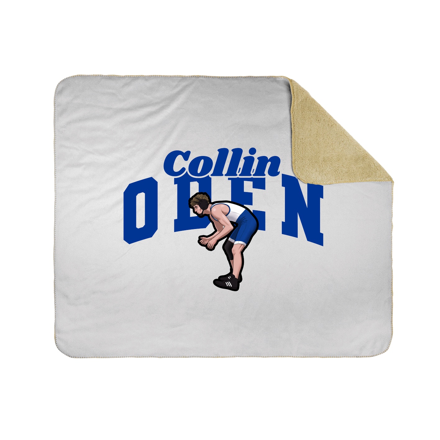 Throw Blanket — Signature Arch in White
