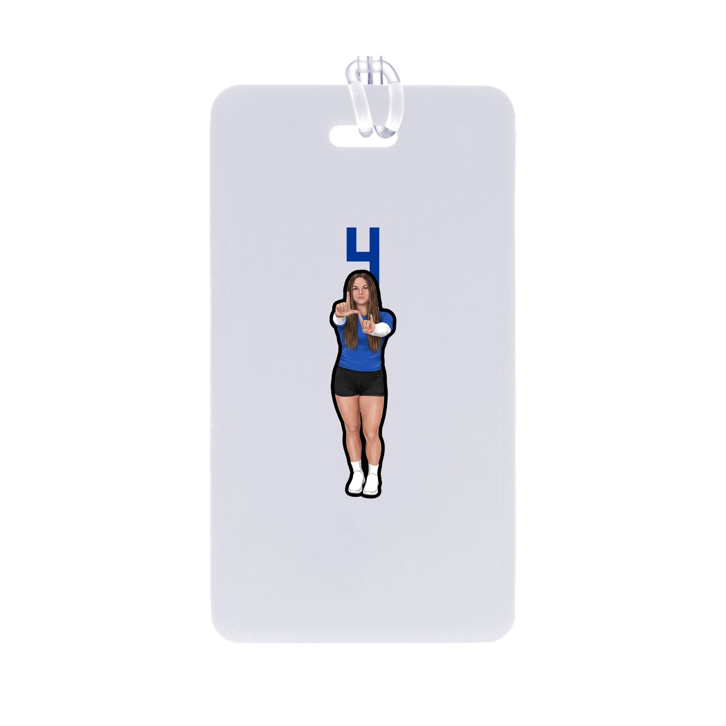 Bag Tag — Number Top in Classic