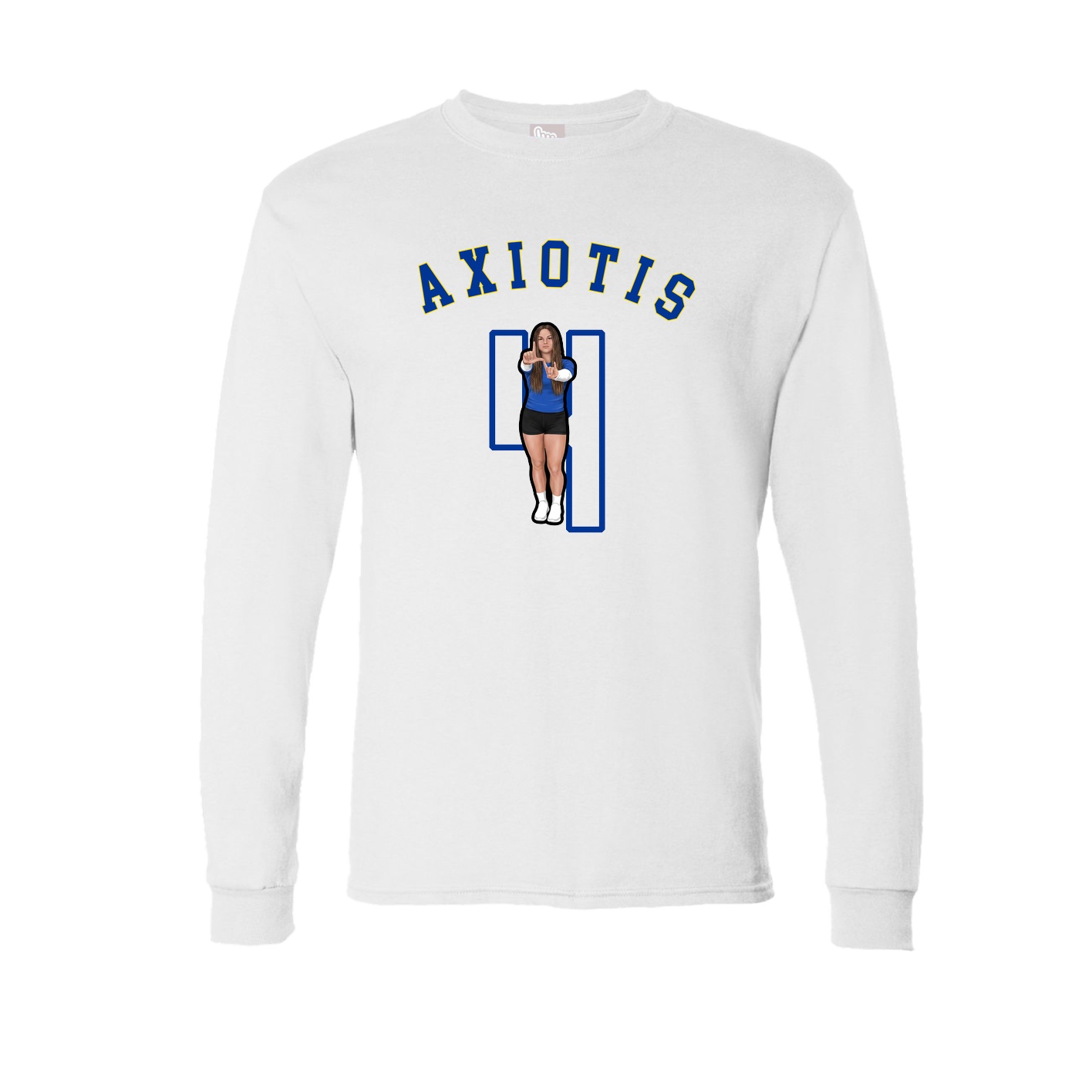 Long Sleeve Tee — Shirsey Arch in White