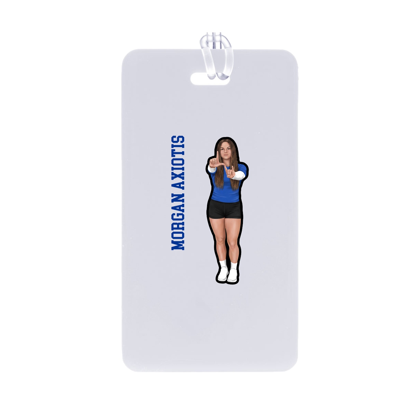 Bag Tag — Name Vertical in Classic