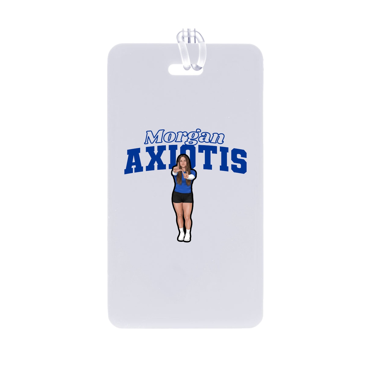 Bag Tag — Name Arch in Classic
