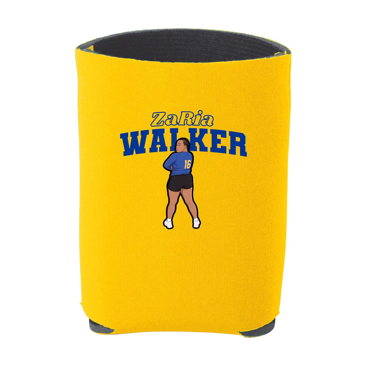 Can Holder — Name Arch in Yellow