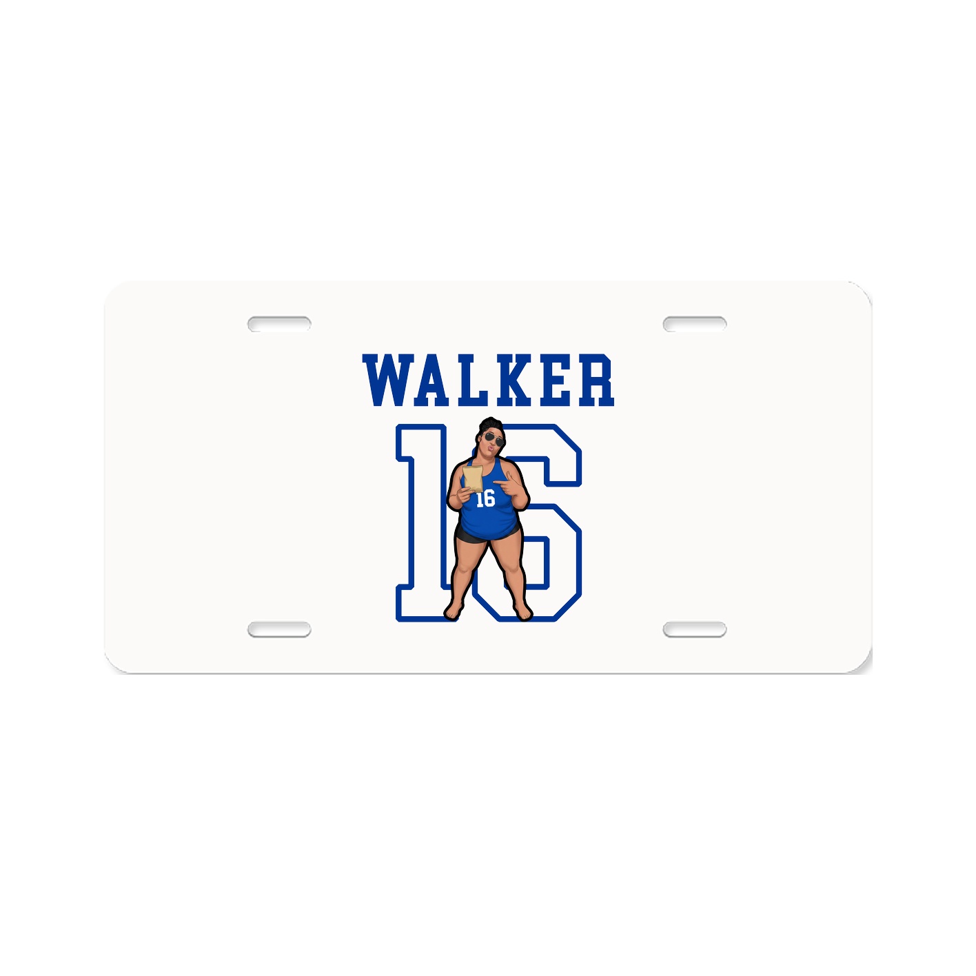 License Plate — Shirsey in Classic