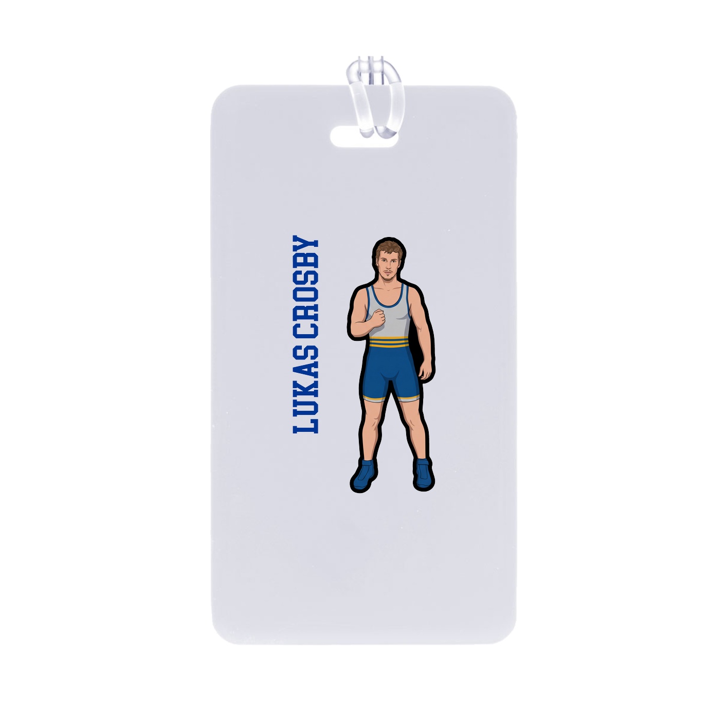 Bag Tag — Name Vertical in Classic