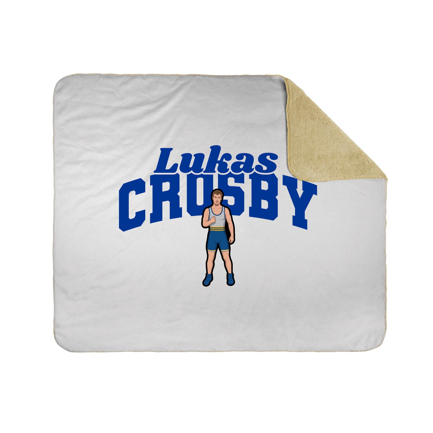 Throw Blanket — Signature Arch in White