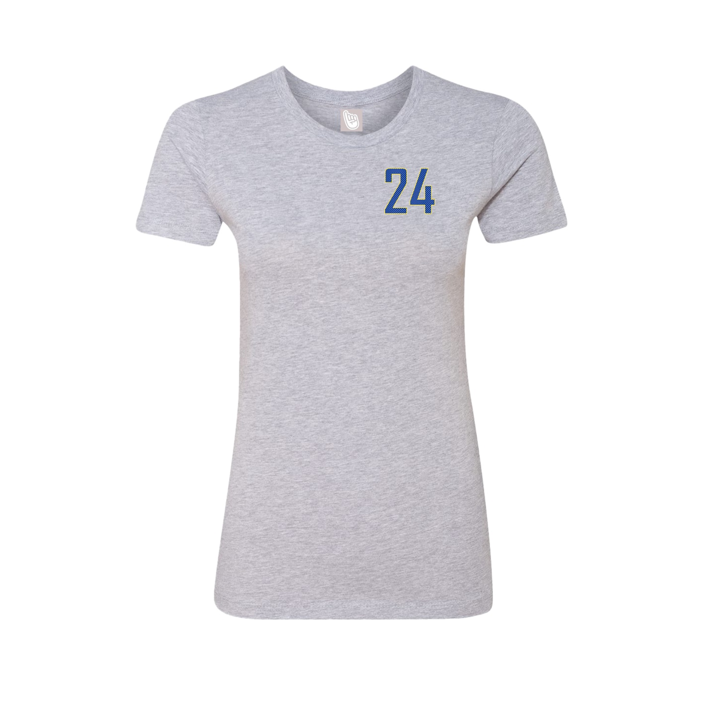 Fitted Women's Tee — Front Shirsy in Grey