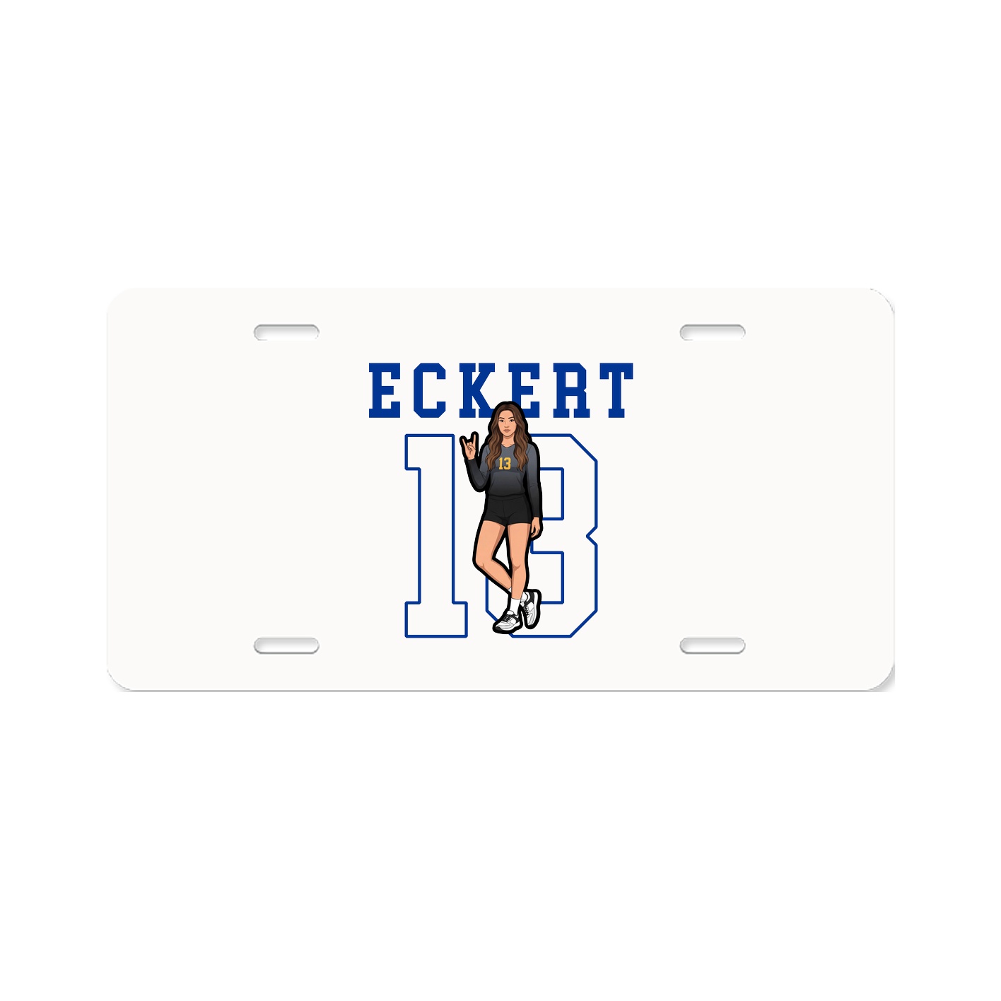 License Plate — Shirsey in Classic