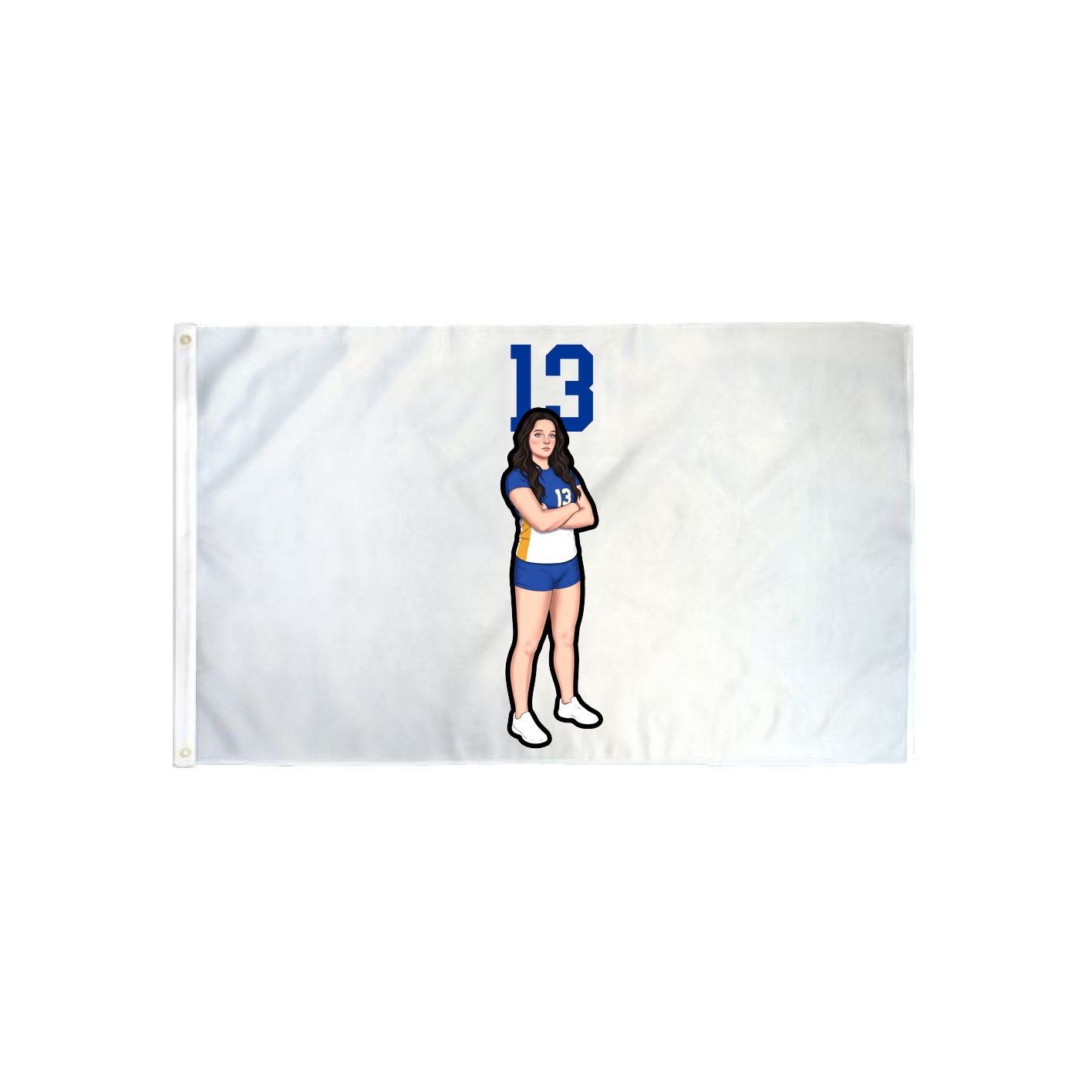 3x5 Flag — Number Top in Classic