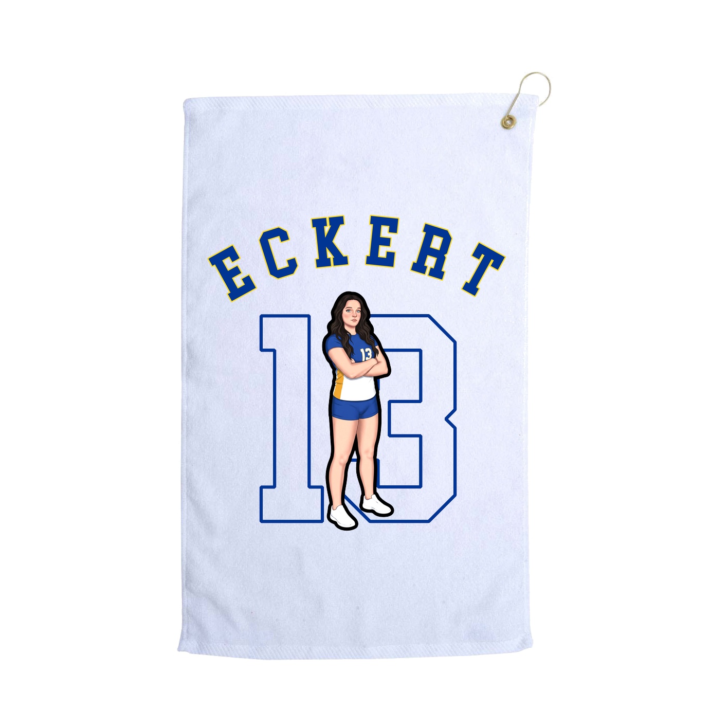 Golf Towel — Shirsey Arch in White