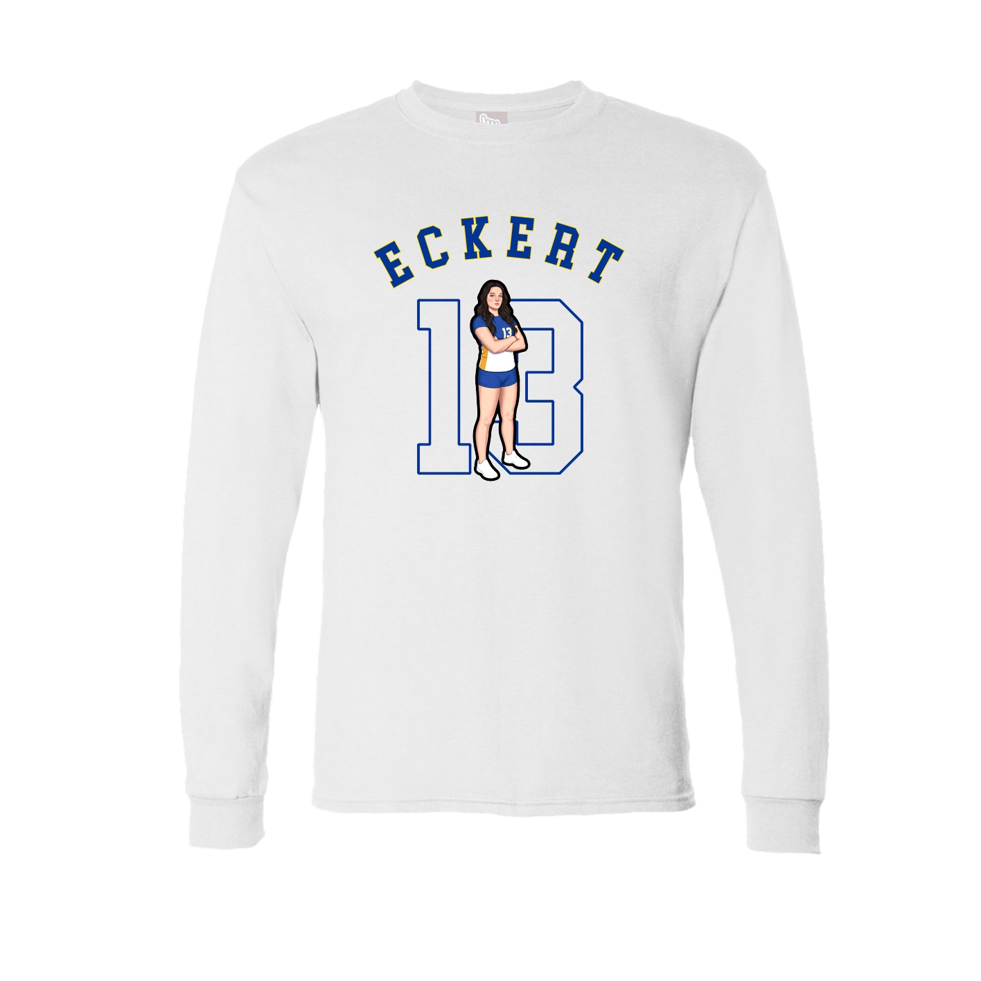 Long Sleeve Tee — Shirsey Arch in White