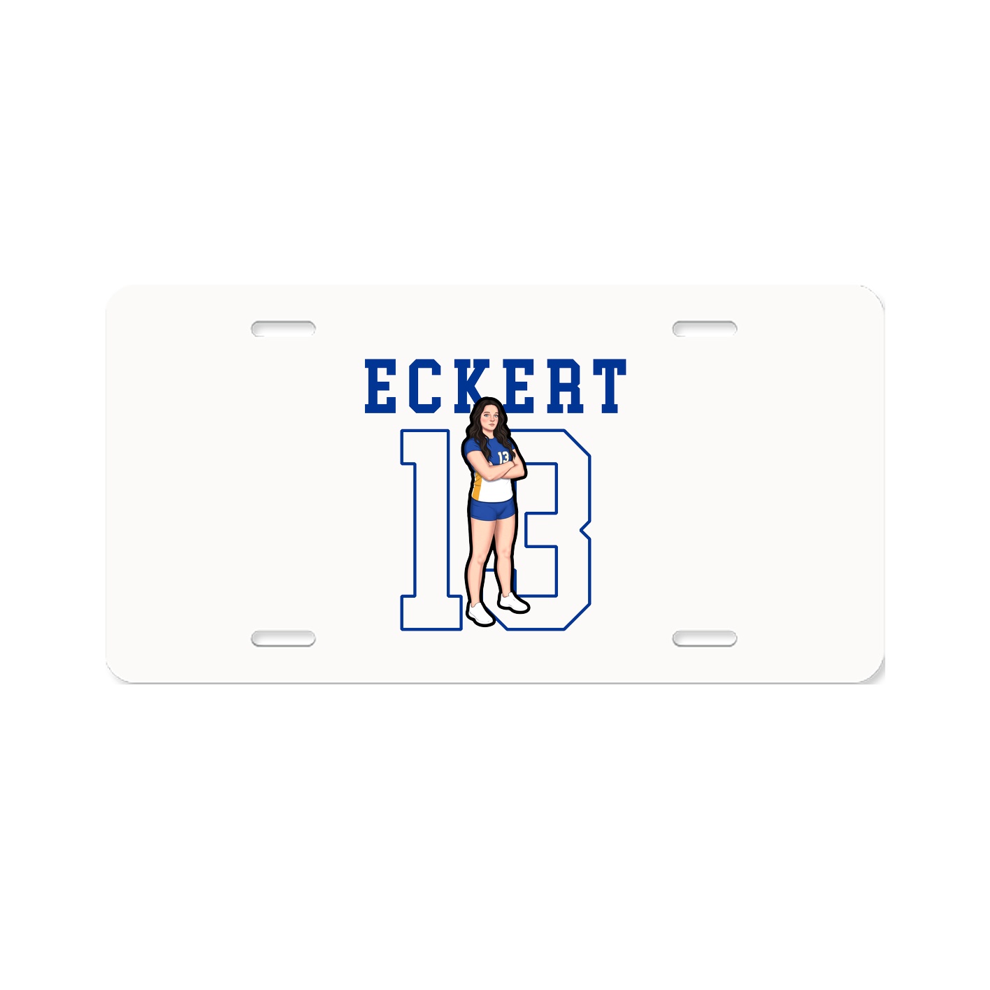 License Plate — Shirsey in Classic