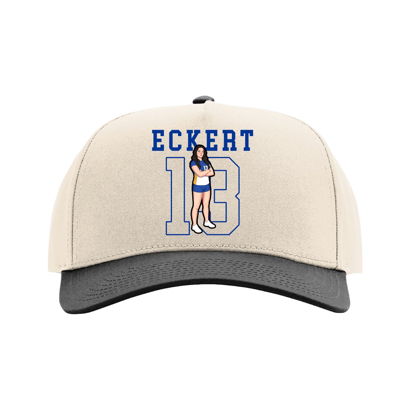 Full Fabric Five-Panel Champ Cap