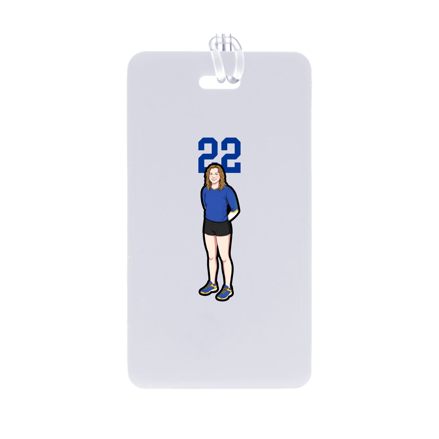 Bag Tag — Number Top in Classic