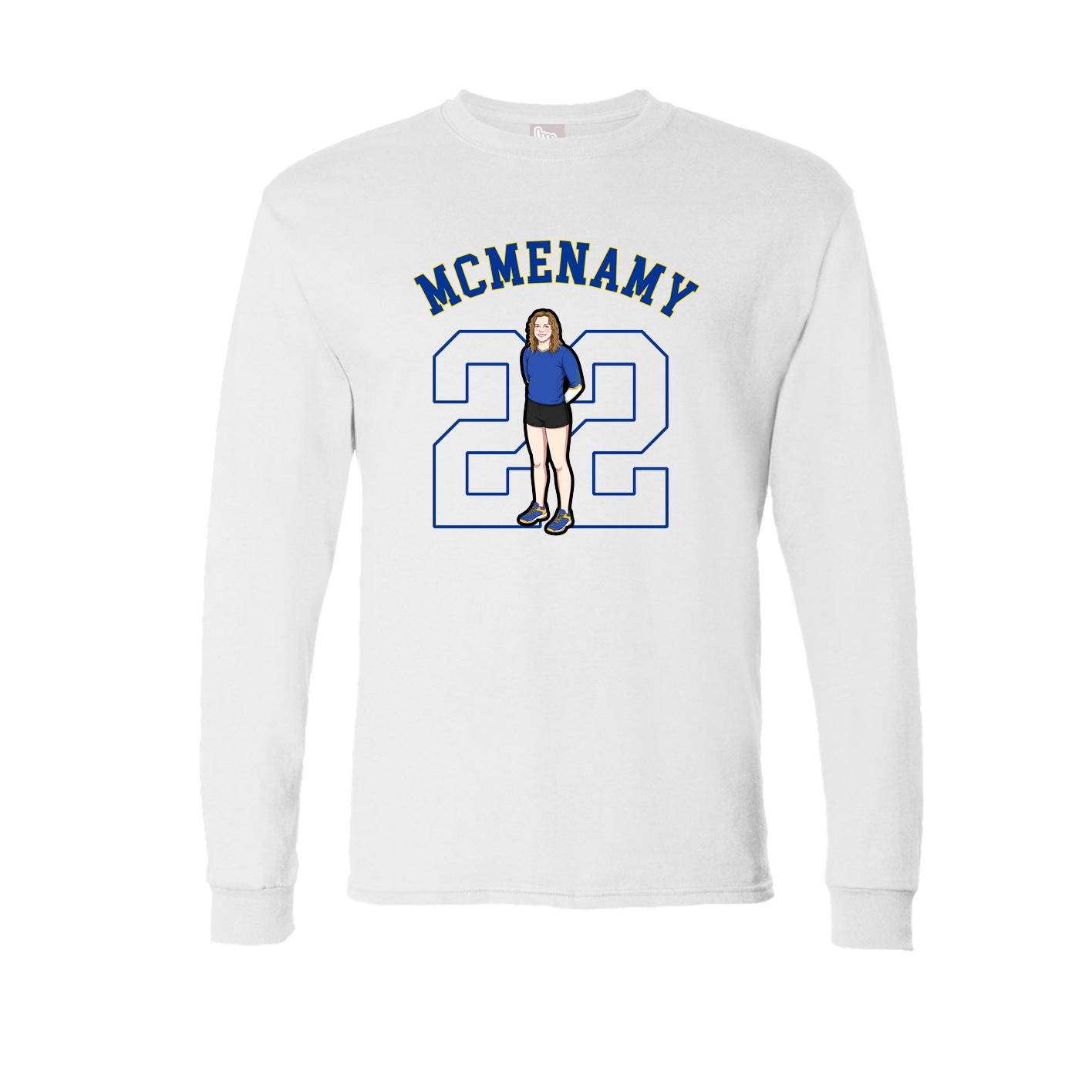 Long Sleeve Tee — Shirsey Arch in White