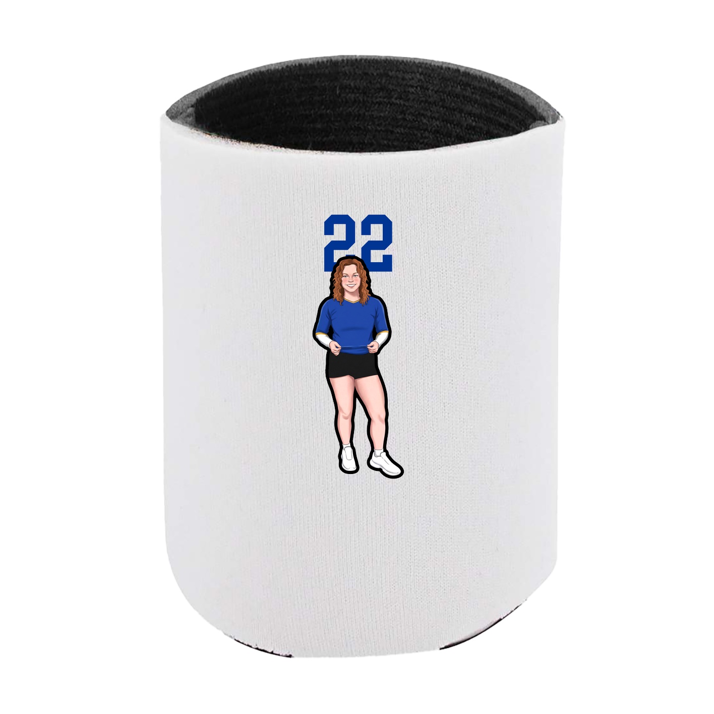 Can Holder — Number Top in White