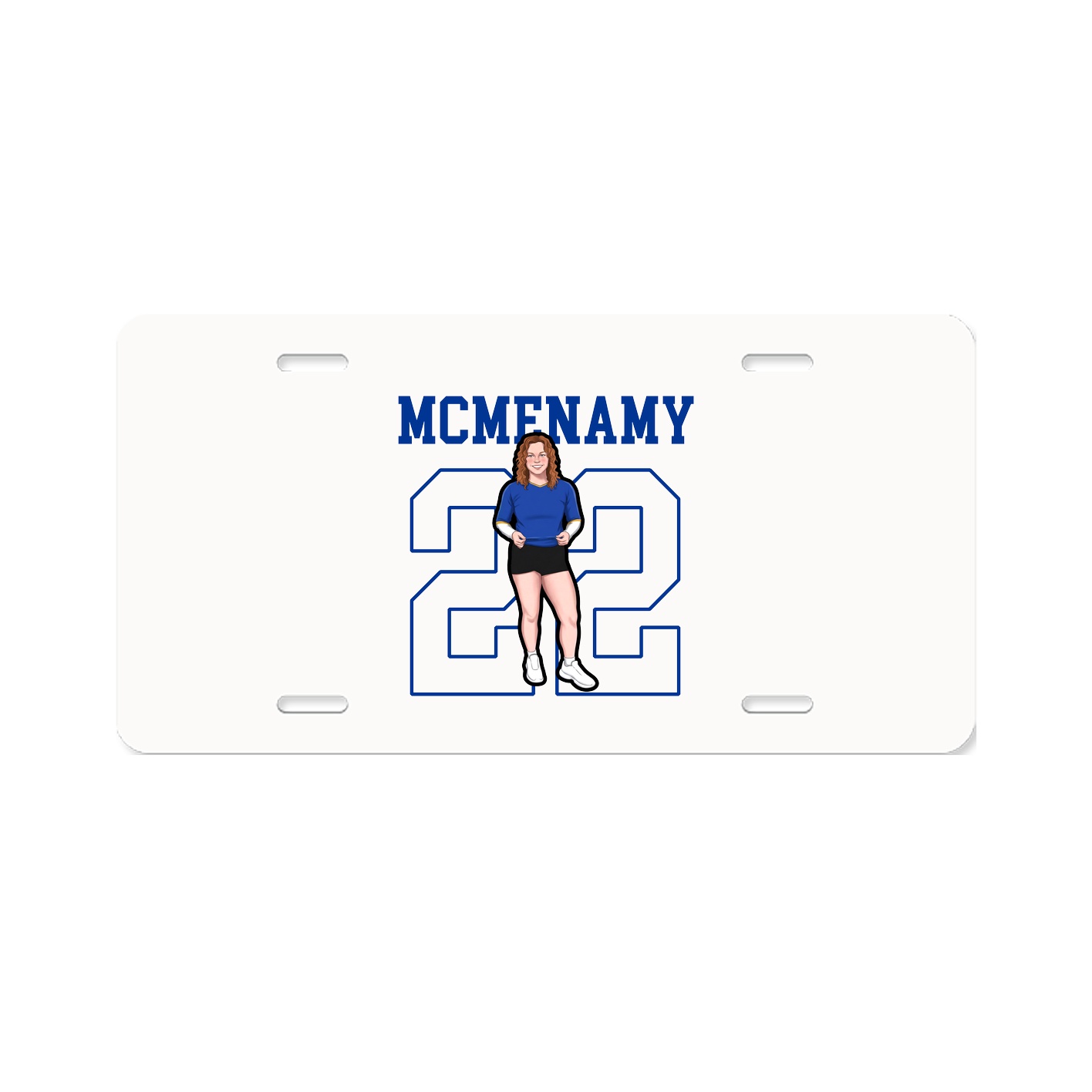 License Plate — Shirsey in Classic
