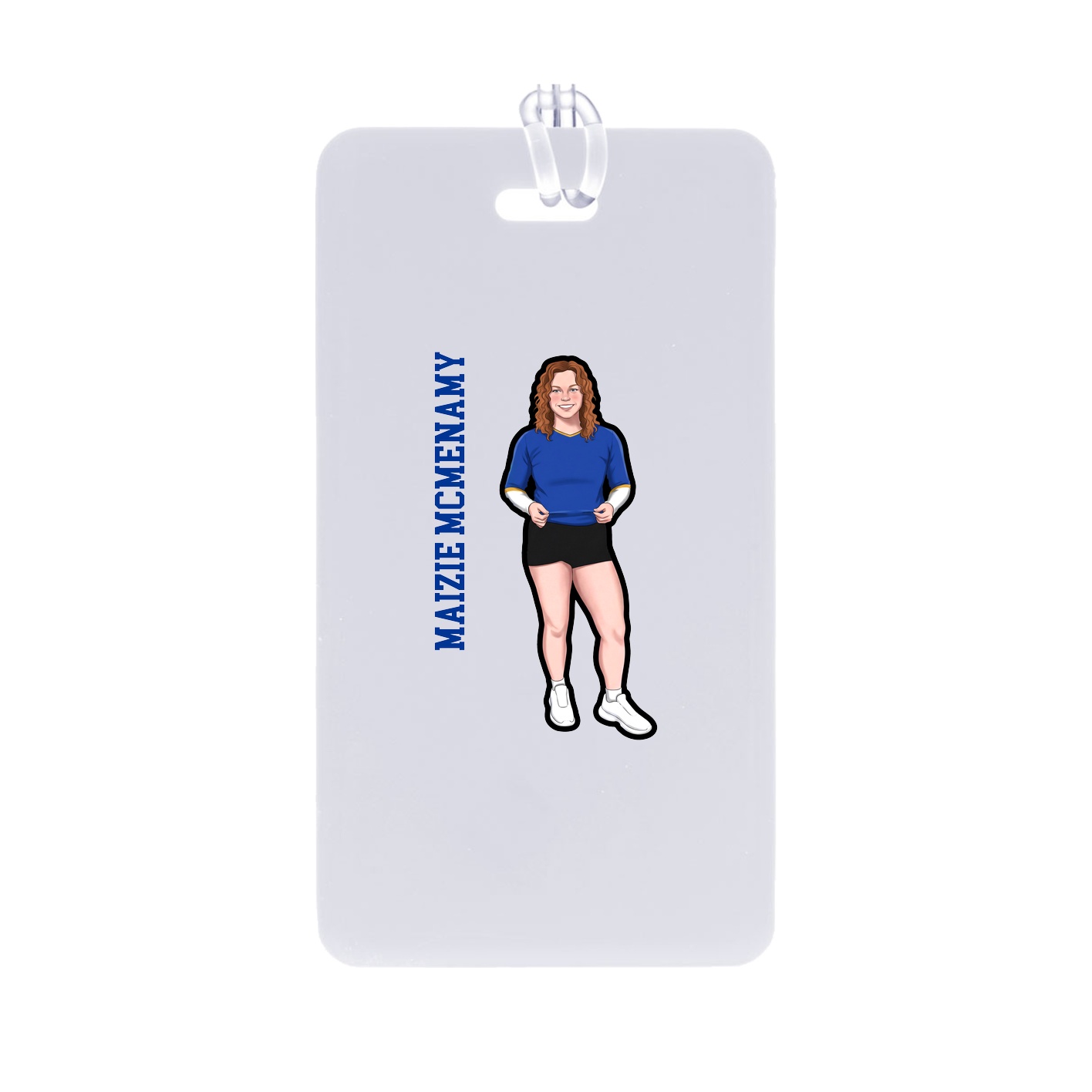 Bag Tag — Name Vertical in Classic