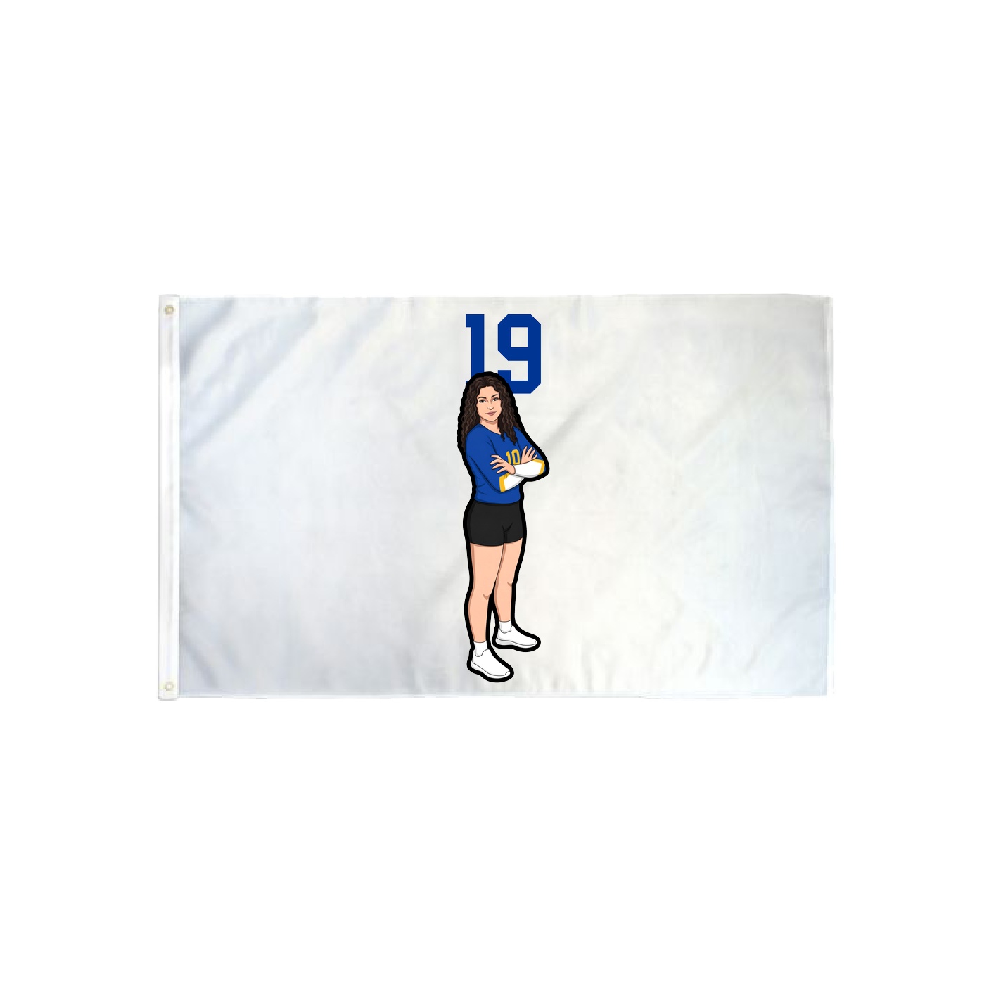 3x5 Flag — Number Top in Classic