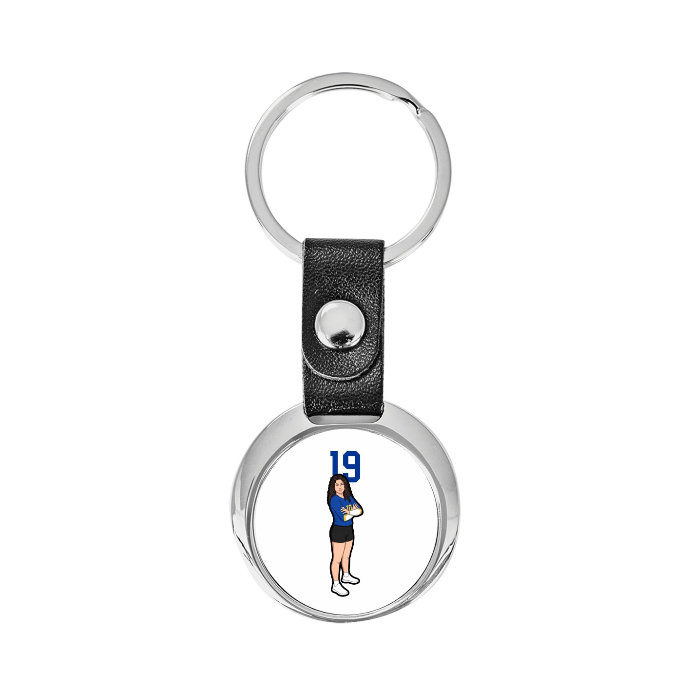 Key Chain — Number Top in Classic