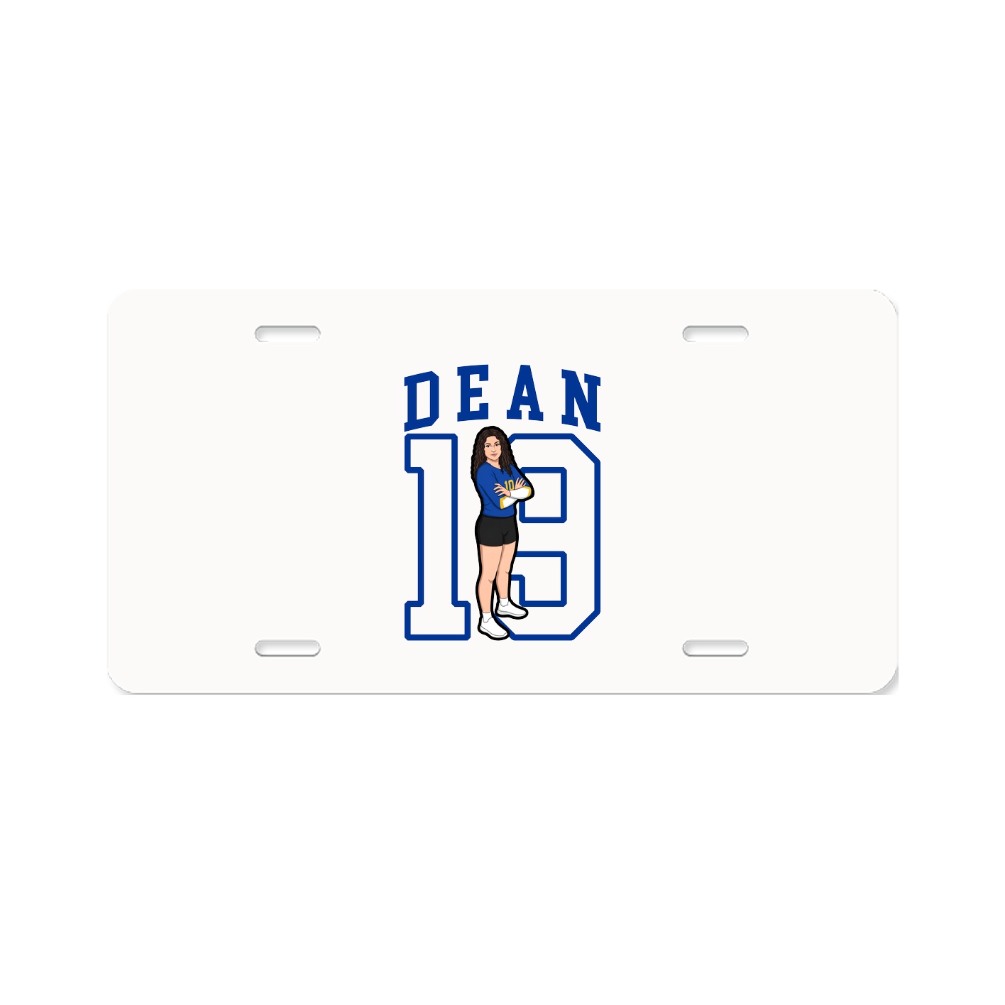 License Plate — Shirsey in Classic