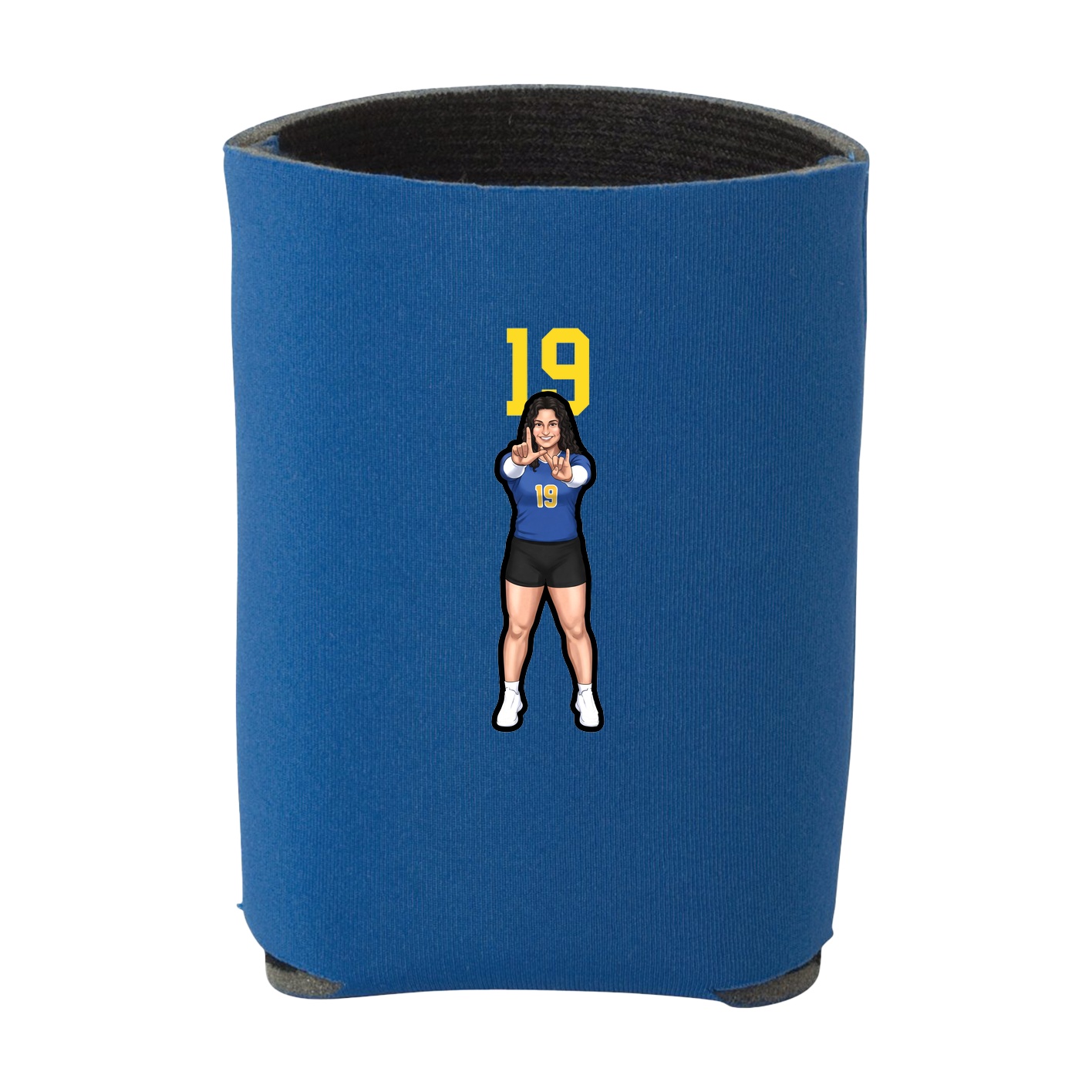 Can Holder — Number Top in Royal