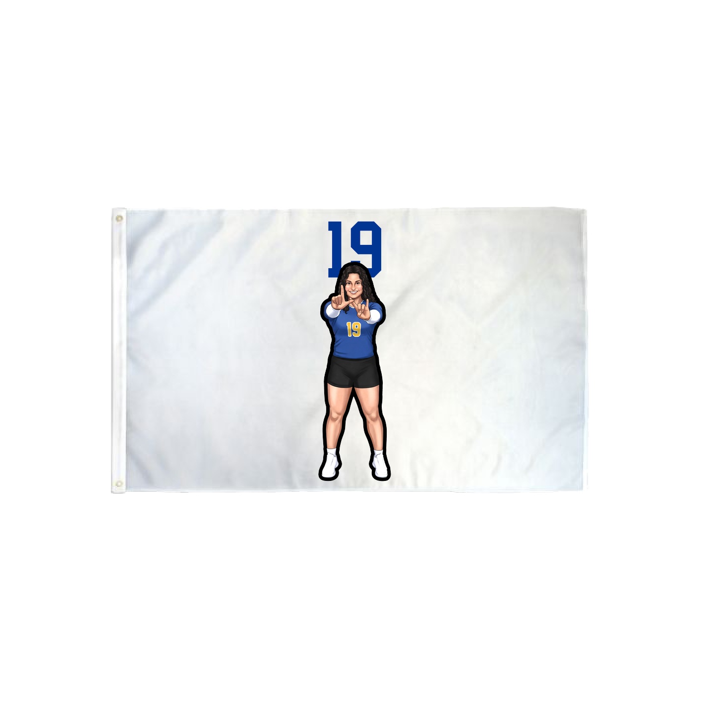 3x5 Flag — Number Top in Classic