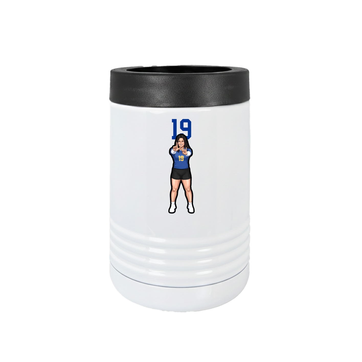 Beverage Holder — Number Top in White
