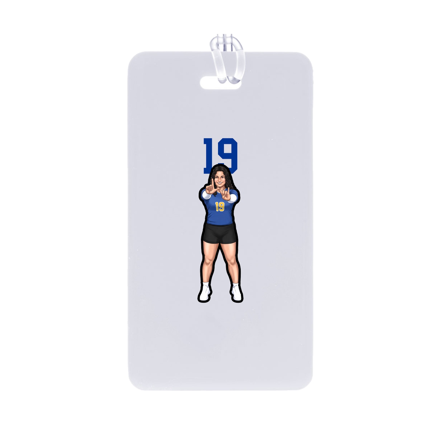 Bag Tag — Number Top in Classic