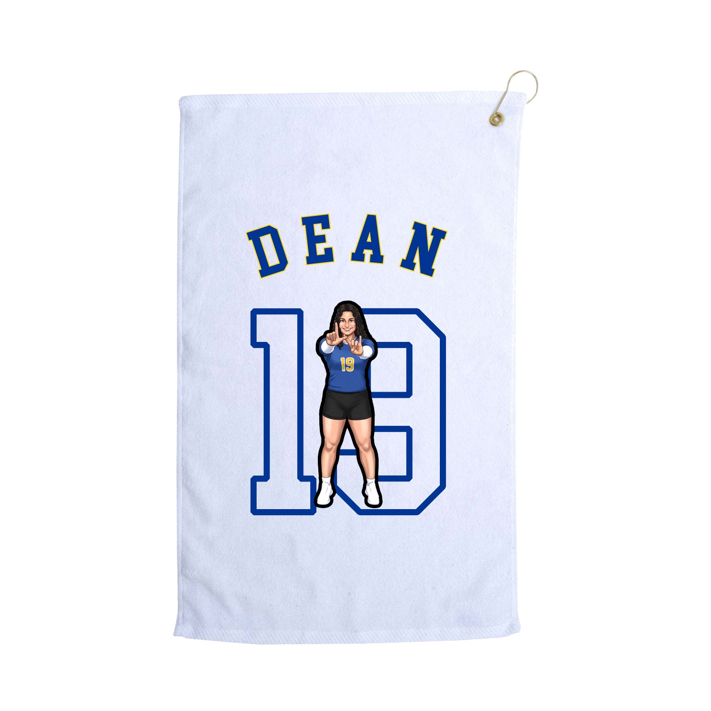 Golf Towel — Shirsey Arch in White