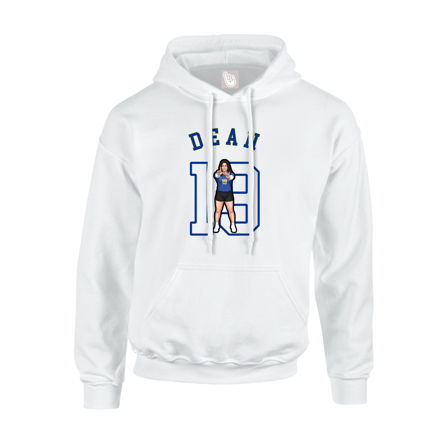 Youth Hoodie — Shirsey Arch in White