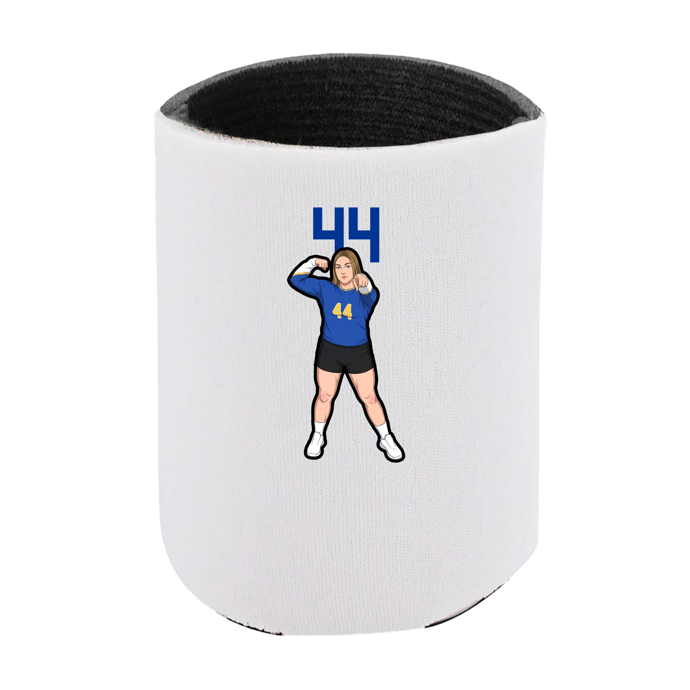 Can Holder — Number Top in White