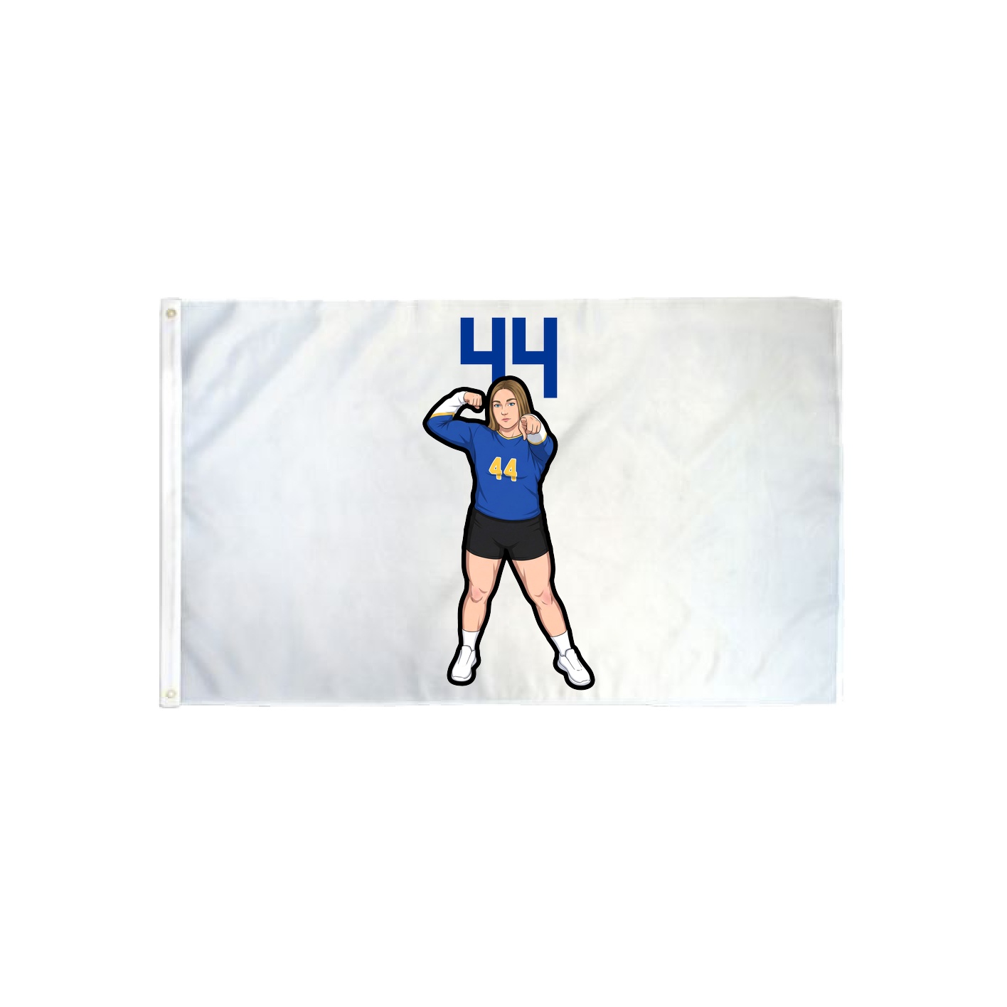 3x5 Flag — Number Top in Classic