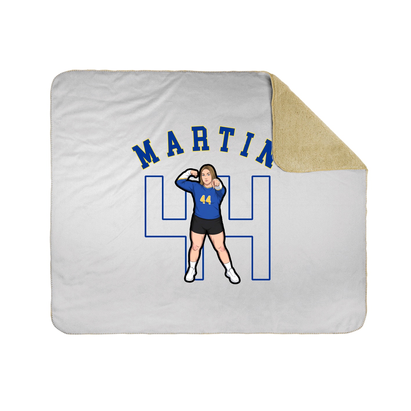 Throw Blanket — Shirsey Arch in White