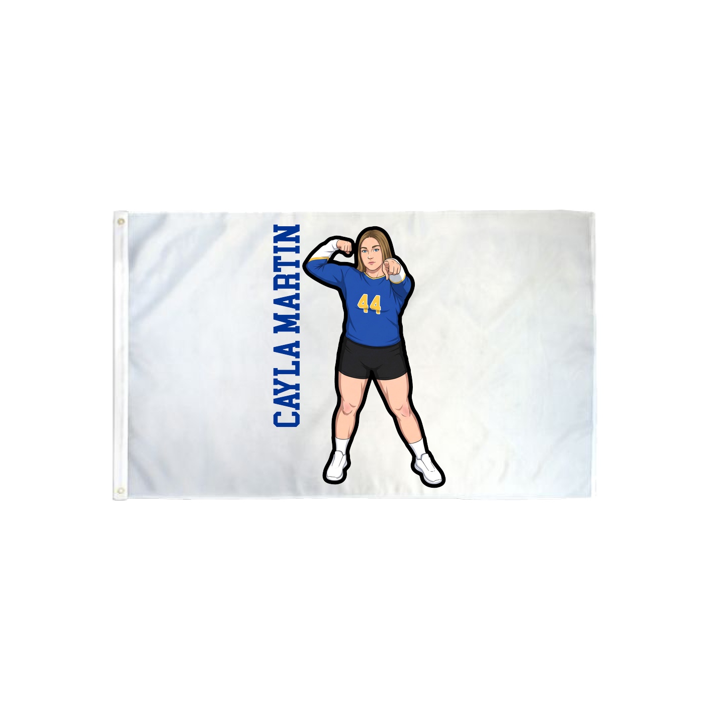 3x5 Flag — Name Vertical in Classic