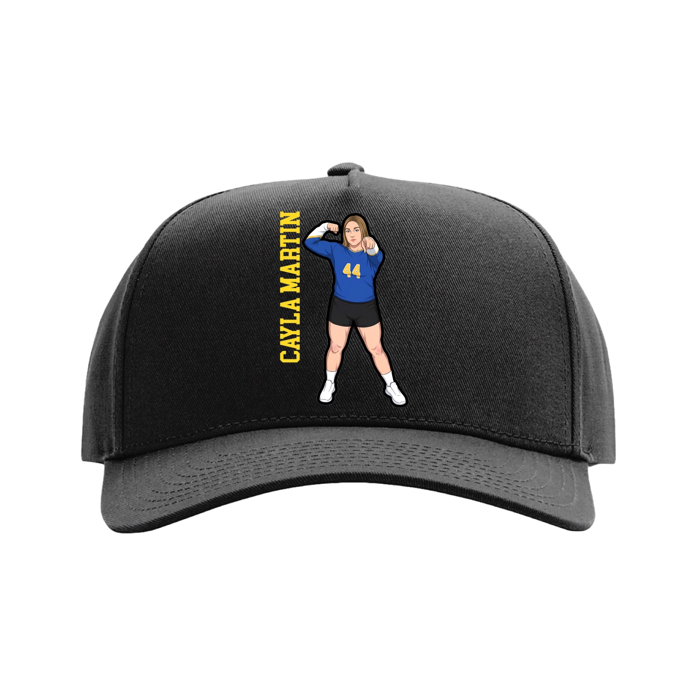 Full Fabric Five-Panel Champ Cap