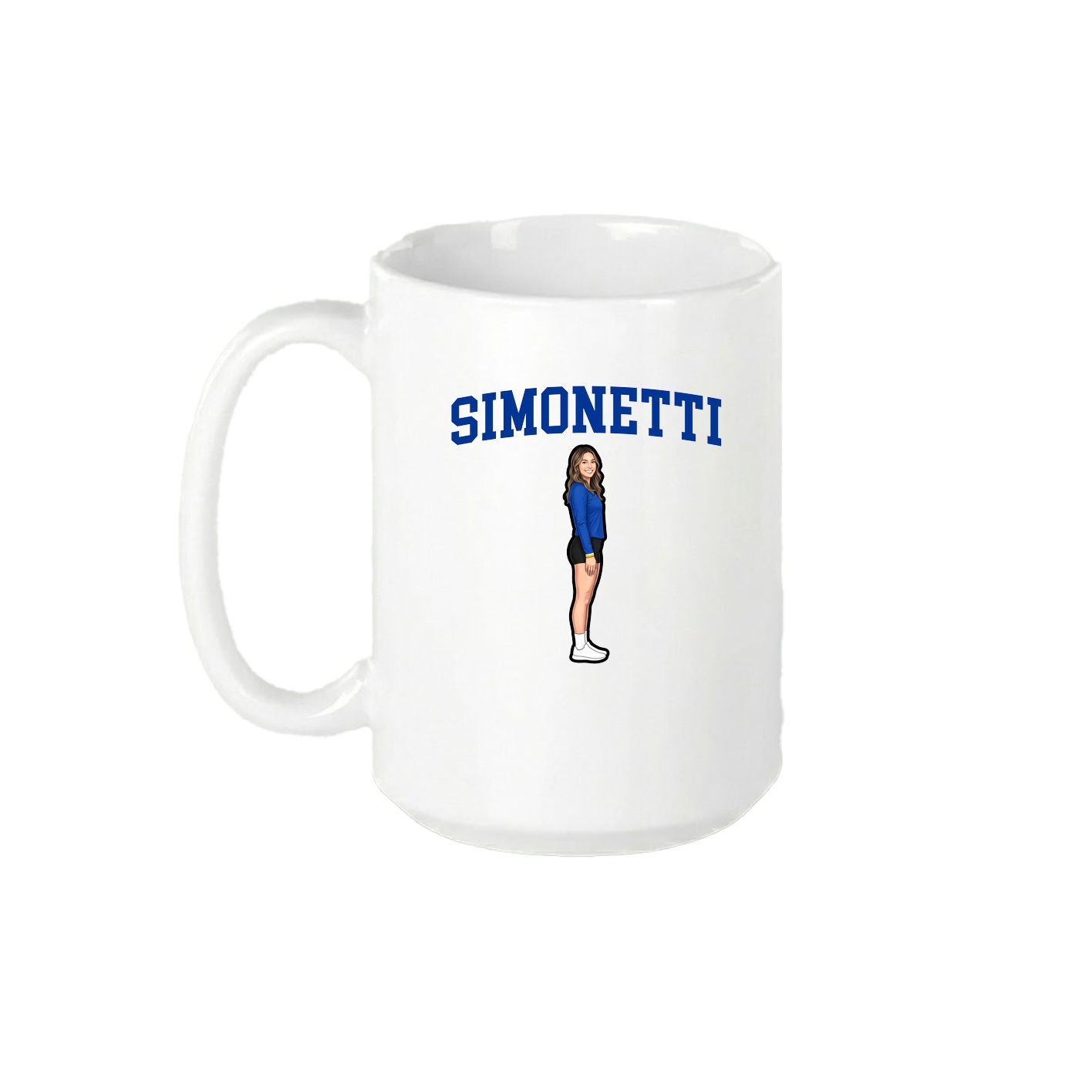 15oz Coffee Mug — Shirsey in White