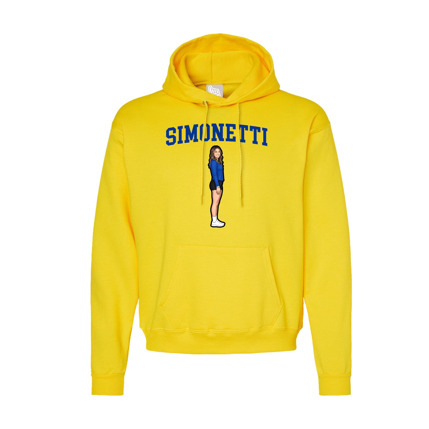 Hoodie — Shirsey in Yellow